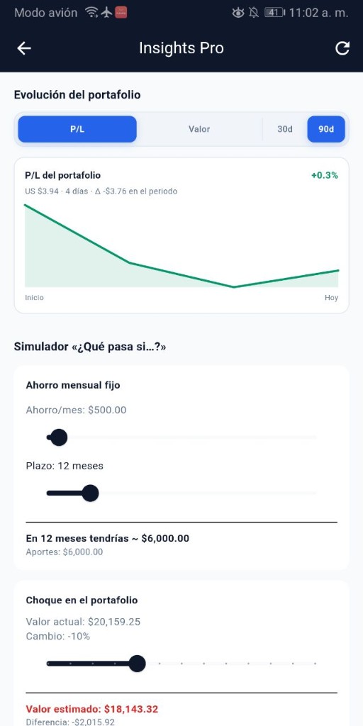 Inversiones Pro simulador